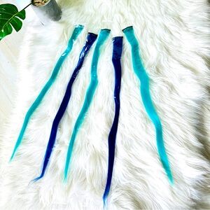 5x$25 Brand New Mermaid Clip On 20” Hair Extensions